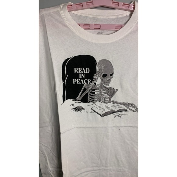 NWT Torrid Read In Peace Classic Heritage Jersey Crew Tee 2XL - Picture 6 of 9